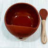 Silicone bowl &amp; spoon